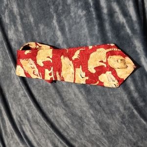 Endangered Species Big Cats Print Tie